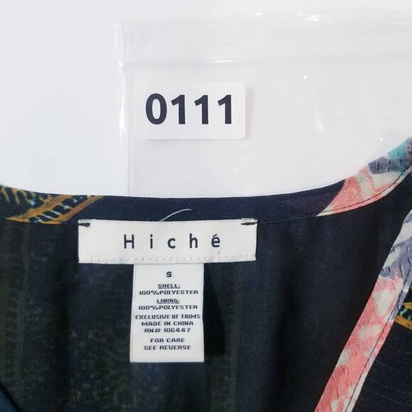 Hiche Printed Layered Ruffle Pintuck Dress - Picture 10 of 11